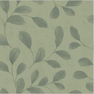 Dutch Wallcoverings - Design Leaves - Vliesbehang - Groen - 53cm x 10m