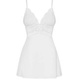 Obsessive Babydoll en String - Erotische Babydoll - Maat S/M - Wit