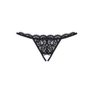 Obsessive Openkruis String – Erotisch Onderbroek – Maat L/XL – Zwart