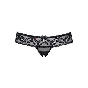 Obsessive 837-THC-1 Thong - Erotisch Onderbroek - Maat S/M - Zwart