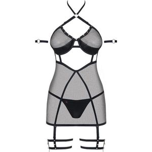 Obsessive Ruige Jurk met Sexy Bandjes
