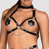 Obsessive Harness - Bondageset - One Size - Zwart