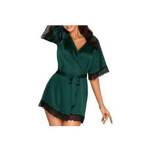 Obsessive - Sensuelia Robe Groen XXL