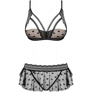 Obsessive Heartia 3-Delige Set Met Open Cups