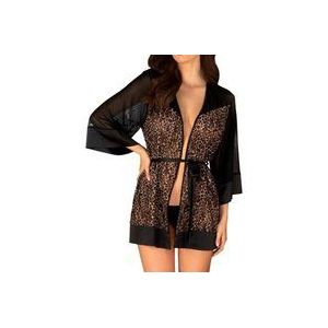 Allunes Sexy Kimono Luipaardprint - Curvy