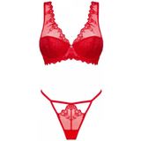 Obsessive - Lonesia Set Red S/M