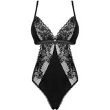 Obsessive Body Maderris Body aus transparenter Spitze - schwarz (1-tlg) Einzigartiger Schnitt