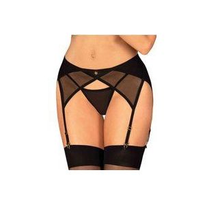 Obsessive - Nesari Jarretel Gordel - Zwart