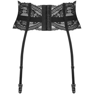 Obsessive - Nutris Jarretellegordel - Zwart - Kanten Design