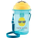 Canpol babies So Cool Bottle kinderfles met rietje Ananas 12m+ 400 ml