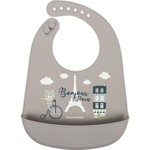 Canpol babies Bonjour Paris Bibs slab Beige 1 st