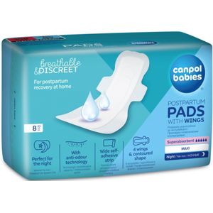 Canpol Babies - Postpartum Pads With Wings - Kraamverband - 8 st