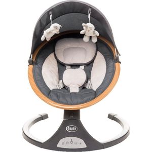 4Baby Rock 'n Relax XXIV Grey Swing Babyschommel 9401 71 00