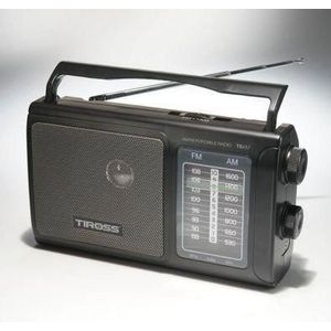 Tiross Radio TS-457 (AM, FM), Radio, Zwart, Zilver
