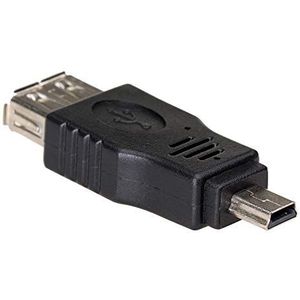 Akyga - AK-AD-07 - Adapter - Zwart - USB A (f) / mini USB B (m) OTG