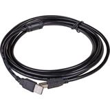 Akyga - AK-USB-12 - USB Kabel - Zwart - 3,0m - USB A/B