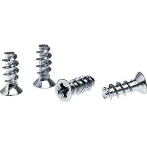 AKYGA AK-CA-21 Ventilatorschroeven Set - Zilver - Staal - 4 Stuks