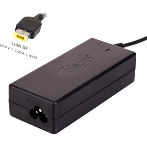 Akyga ga notebook power adapter AK-ND-24 20V/3.25A 65W Square geel LENOVO