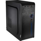 Akyga - AK939BL - Micro-ATX PC-Behuizing - Zwart - Staal