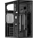 Akyga - AK939BL - Micro-ATX PC-Behuizing - Zwart - Staal