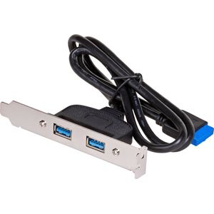 Akyga - AK-CA-47 - Docking Station + USB-Hub - Zwart - USB 3.0