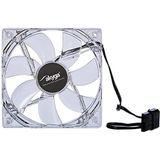 Akyga - AW-12A-WH - Ventilator - Transparant - 120 mm - LED Verlichting