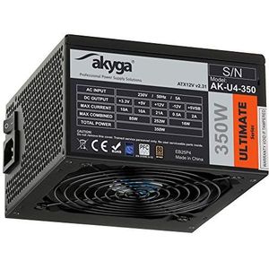 Akyga ga Ultimate ATX Power Supply 350W AK-U4-350 80+Bronze Fan12cm P8 4xSATA PCI-E