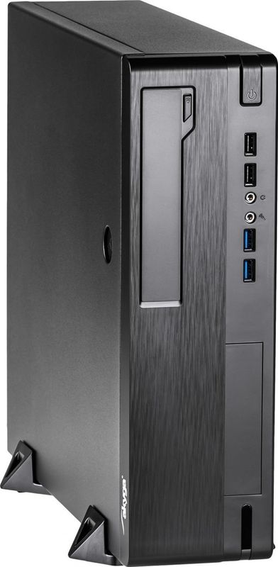 Akyga AK-502-02BK - Computerkast - Zwart - Midi Tower - PC-behuizing