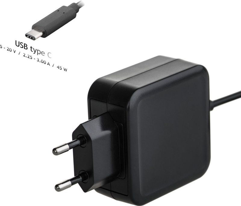 Akyga - AK-ND-60 - Laptop Netvoeding - 45 W - Qualcomm Quick Charge 3.0