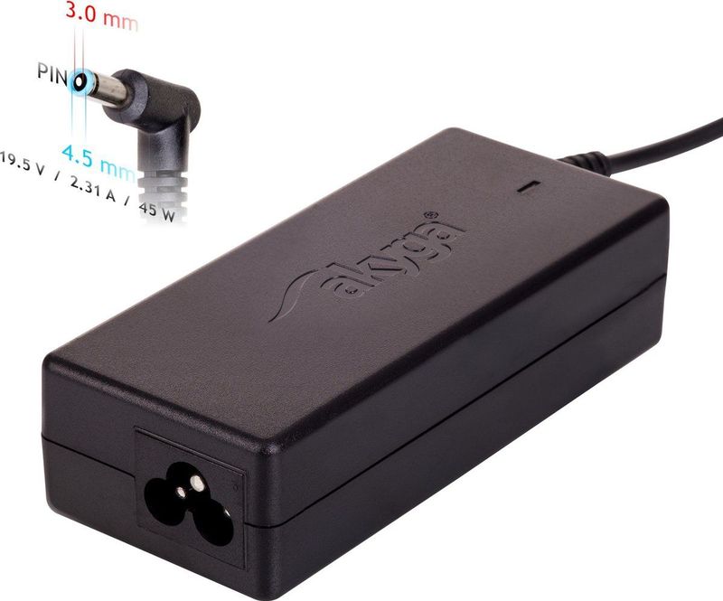 Akyga - Netvoeding - Zwart - 45 W