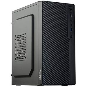 Akyga - Ak36bk - Pc-behuizing - Zwart - Micro Atx - Ondersteunt 3 Ventilatoren
