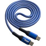Akyga - AK-USB-37 - USB-C Kabel - Blauw - 1.00 m