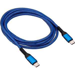 Akyga - AK-USB-38 - USB-C Kabel - Blauw - 1.80 m