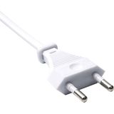 Stekker - 3-polige Kabel - Wit - 3,0 m - Voor Laptopadapters en Apparaten