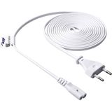 Akyga Stroomkabel voor laptop AK-RD-07A Eight CCA CEE 7/16 / IEC C7, 3 m, wit