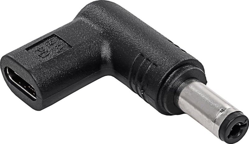 Akyga - AK-ND-C02 - Voeding voor Notebooks - Zwart - USB-C Adapter