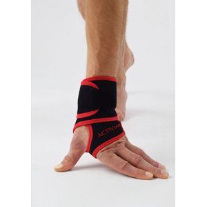 Reh4Sport - Polsbrace - Zwart - CottonFit - Duimlus