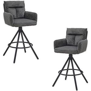 Stolkom Barhocker »Sofia«, (Set, 2 St.), Komfortsitzhöhe 70 cm, 180°drehbar Auto Return funktion