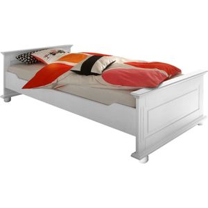 Eenpersoonsbed Laurel 90x200 - wit