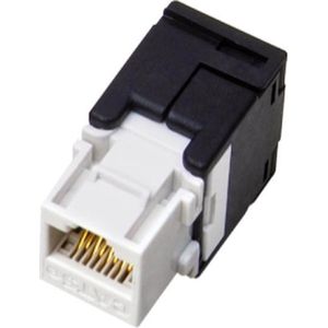Avizio MB001 - RJ45 - Zwart - Wit - Vrouw - Recht - Thermoplastisch - Cat5e, Netwerk accessoires