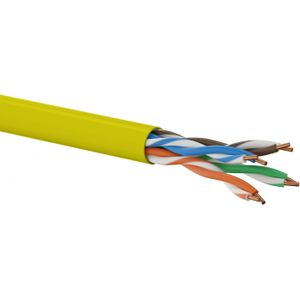 Alantec - KIU5LINKA100Y - Netwerkkabel - U/UTP - CAT5e - 100 m - PVC