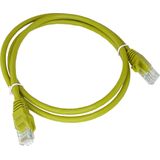 A-LAN KKU6AZOL1.0 netwerkkabel Geel 1 m Cat6a U/UTP (UTP)