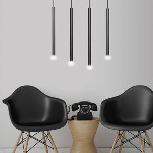EMIBIG LIGHTING Hanglamp Sid, 4-lamps, zwart