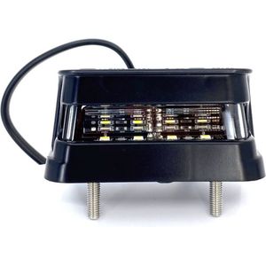 Kentekenverlichting - 4 Leds - Kentekenlamp LED - Ledlamp - KMR