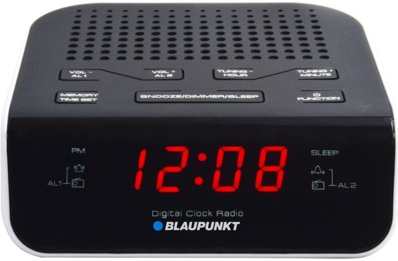 Blaupunkt - CR5WH - Klokradio - Zwart, Wit - Compacte Wekkerradio
