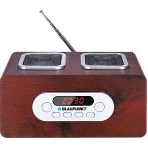 Blaupunkt PP5BR Draagbare Houten Radio ( PP5BR ) (FM), Radio, Bruin