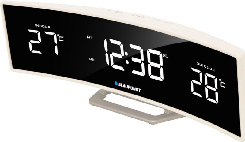 Blaupunkt - CR12 - Wekkerradio - Zwart - FM - Dubbel Alarm