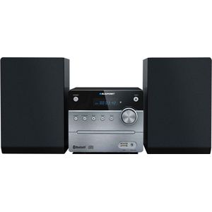 Blaupunkt - MS12BT - Stereosysteem - Zilver - Zwart - Bluetooth - CD / MP3 / USB