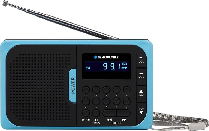 Blaupunkt - PR5BL - Radio - Analoog - Zwart, Blauw