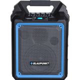 Blaupunkt MB06 - BT-luidspreker met Karaoke-functie - Draagbare Luidspreker 500W - Zwart met Blauw
